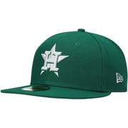 New Era Houston Astros Kelly Green White Logo 59FIFTY Fitted Hat