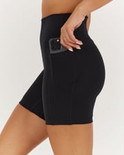 MOTION 360 POCKET SHORTS 6" - BLACK