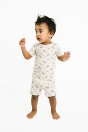 Easter Cross Bamboo Shorts Set