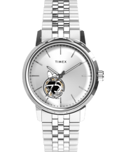 Timex x Peanuts® Marlin® Automatic 75th Anniversary 40mm Stainless Steel Bracelet Watch