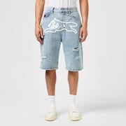 Running Dog Denim Shorts