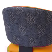 Modern Curved Back Upholstered Side Chair (Set of 2)