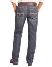 Relaxed Fit Small V Stackable Bootcut Jeans