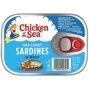 Chicken of the Sea Wild Caught Sardines in Water - 3.75 Oz