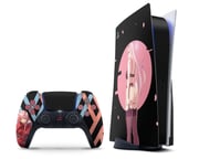 Zero Two Hot Pink PS5 Skin