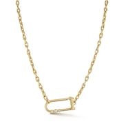 Georgie Diamond Lock Necklace