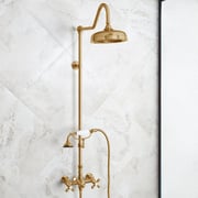 Mason Hill Collection Exposed Cross Handle Shower Set with Handshower