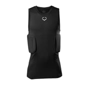 Custom Adult Black Sleeveless Rib Shirt and Shields