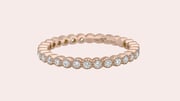 18K Gold Bezel Diamond Ring
