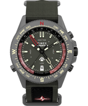 Expedition Tide-Temp-Compass 43mm Fabric Strap Watch
