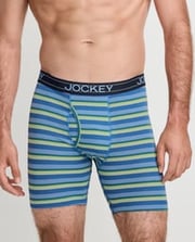 Lightweight Cotton Blend 7" Long Leg Boxer Brief - 4 Pack
