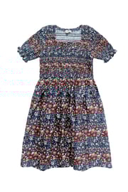 Mini Parker Dress in Dusk Floral Medley