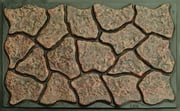 32&quot; x 60&quot; Brown Reil Rock Skirting Panel