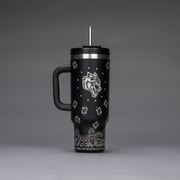 Western Wolf Travel Tumbler in Black