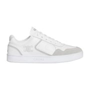 Ct-10 Celine trainer low lace-up sneakers in calfskin and suede calfskin - CELINE