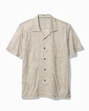 Big & Tall Vista Mar Leaf It To Me IslandZone Camp Shirt