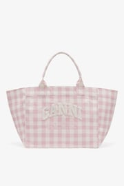 XXL Vichy Check Tote