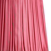 20cm tall tapered gathered lampshade in raspberry taj silk
