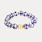 Porcelain Beaded Bracelet - Lotus