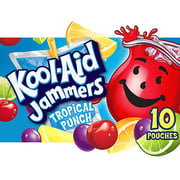 Kool-Aid Jammers Tropical Punch Flavored Drink - 10 - 6 Fl. Oz.