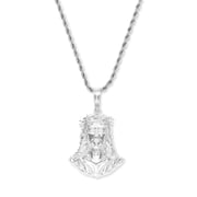 Jesus Piece Necklace Pendant & Rope Chain AI