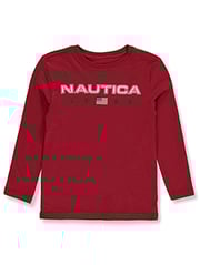 Nautica Boys' Flag Long-Sleeved T-Shirt