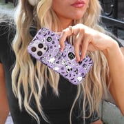 Witchy Lilac Glitter iPhone Case