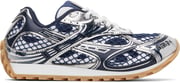 Navy & Silver Orbit Sneakers