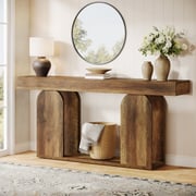 70.9" Console Table, Rustic Sofa Table Hallway Table