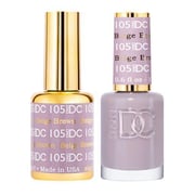 DND DC Gel Nail Polish - 105 Beige Brown