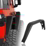 Jeep Flat Rear Fender Flares  (18-24 Jeep Wrangler JL) - Hooke Road