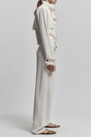 Paxton Bomber Jacket, Ivory