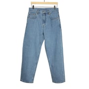 Straight fit jeans in Japanese stonewashed cotton