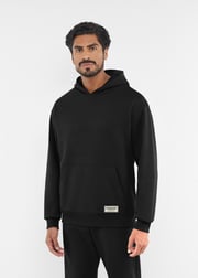 Oversized Contrast Back Print Hoodie