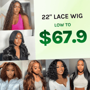 22" Low to $67.9| Clearance Price Different Styles Wigs 100%Human Hair Subscriber Exclusive Offer Flash Sale