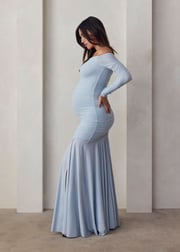 Airbrush Off The Shoulder Dress