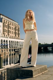 Grace High Rise Wide Jeans