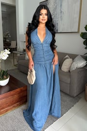DAY DREAMING DENIM MAXI