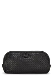 Black Intrecciato Clutch