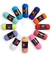 Red Heart Super Saver Brights 93yds Worsted Acrylic Yarn 12 Bundle