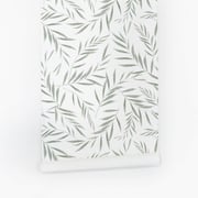 Light Green Botanical Foliage Wallpaper