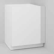 White Supermatte Slab Trim for Sektion