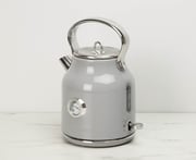 Bouilloire électrique Rétro thinkkitchen 1,7 L, gris