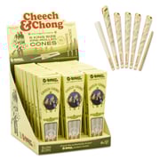 G-ROLLZ | Cheech & Chong - Organic Hemp Extra Thin - 6 King Size Cones In Each Pack (24 packs Display)