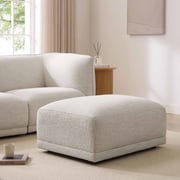 Porto Pouffe- Boucle Ivory