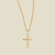 Rounded Cross Necklace