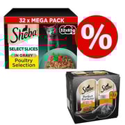32x85g Sheba Wet Cat Food + 6x37.5g Sheba Wet Cat Food - Special Bundle! *