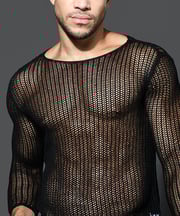 Andrew Christian Barcelona Sheer Knit Shirt