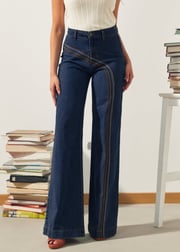Rainbow With Me Wide-Leg Jeans