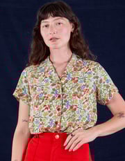 Off-White Strawberry Pantry Button-Up